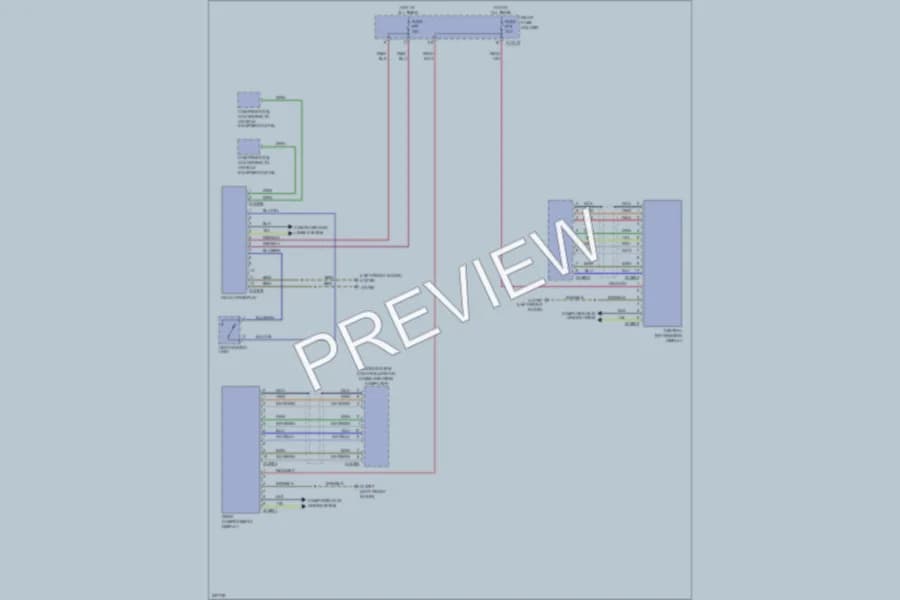 2006 BMW 525xi Instrument Cluster wiring diagram preview
