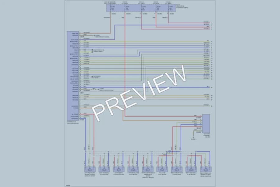 2006 BMW 530i Air Conditioning wiring diagram preview