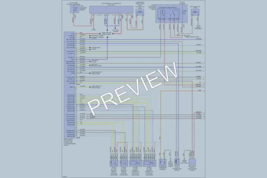 2006 BMW 530i Engine Performance wiring diagram preview