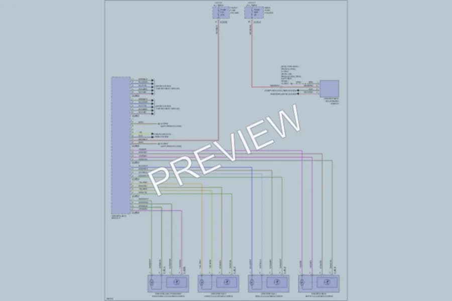2006 BMW 530i Memory Systems wiring diagram preview