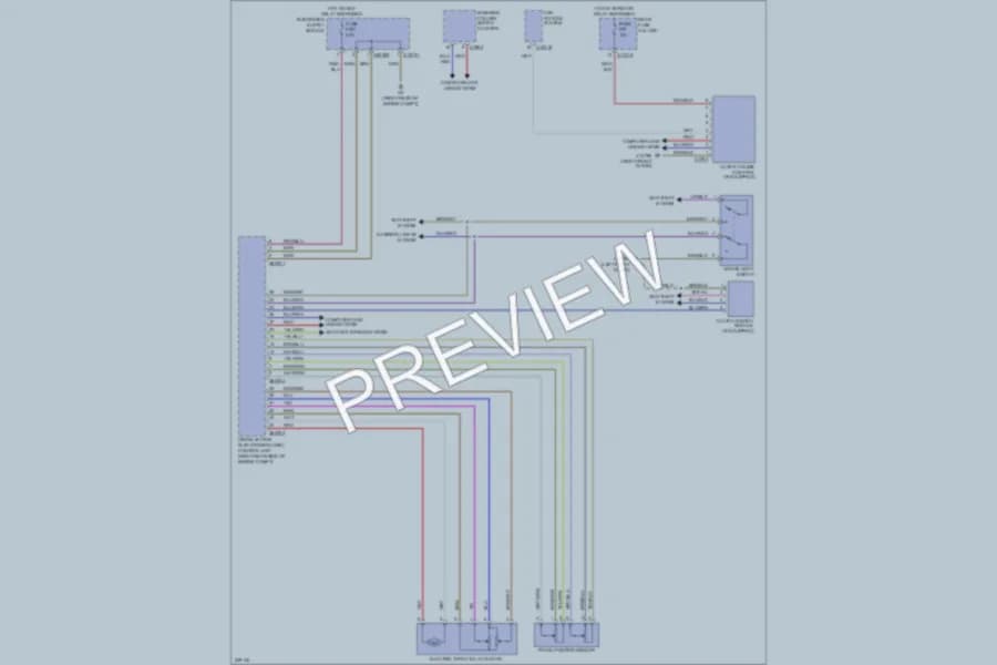 2006 BMW 550i Cruise Control wiring diagram preview