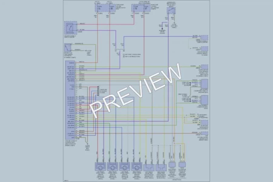 2006 BMW 650i Anti Lock Brakes wiring diagram preview