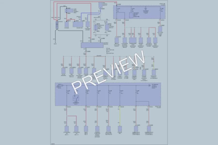 2006 BMW 650i Power Distribution wiring diagram preview
