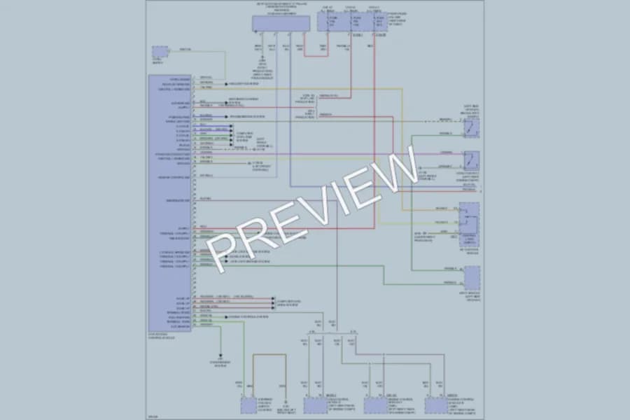 2006 BMW 750i Anti Theft wiring diagram preview
