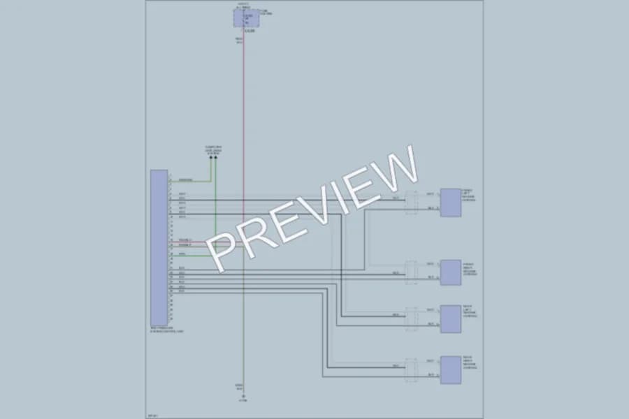 2006 BMW 750i Warning Systems wiring diagram preview