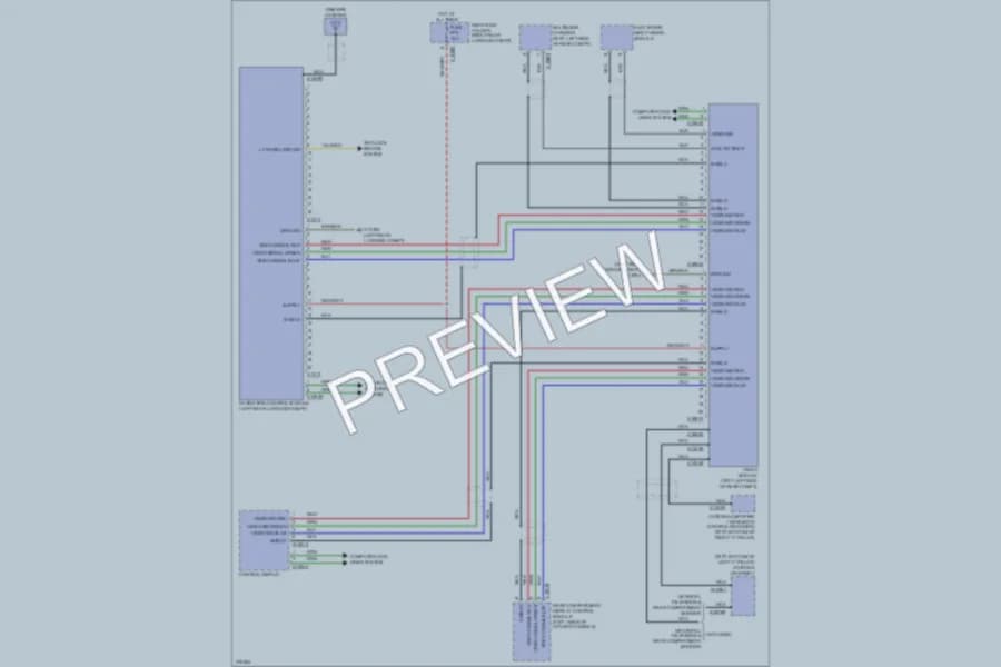 2006 BMW 760Li Navigation wiring diagram preview