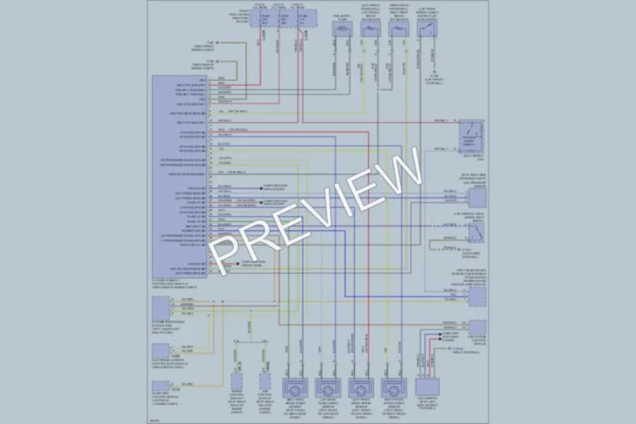 2006 BMW 760i Anti Lock Brakes wiring diagram preview