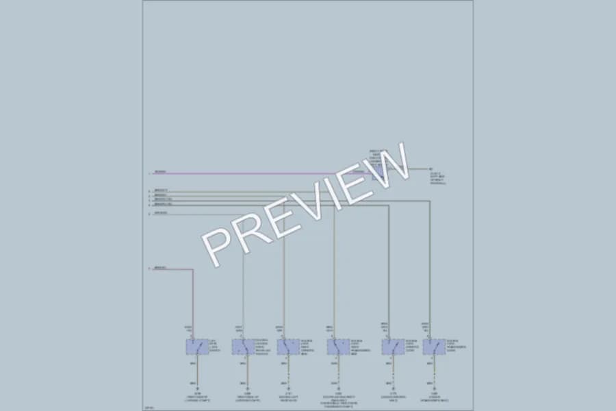 2006 BMW M3 Anti Theft wiring diagram preview