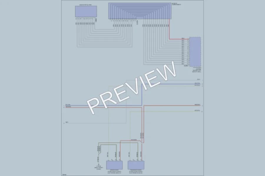 2006 BMW M6 Anti Theft wiring diagram preview