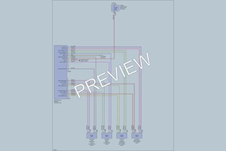 2006 BMW MCoupe Memory Systems wiring diagram preview