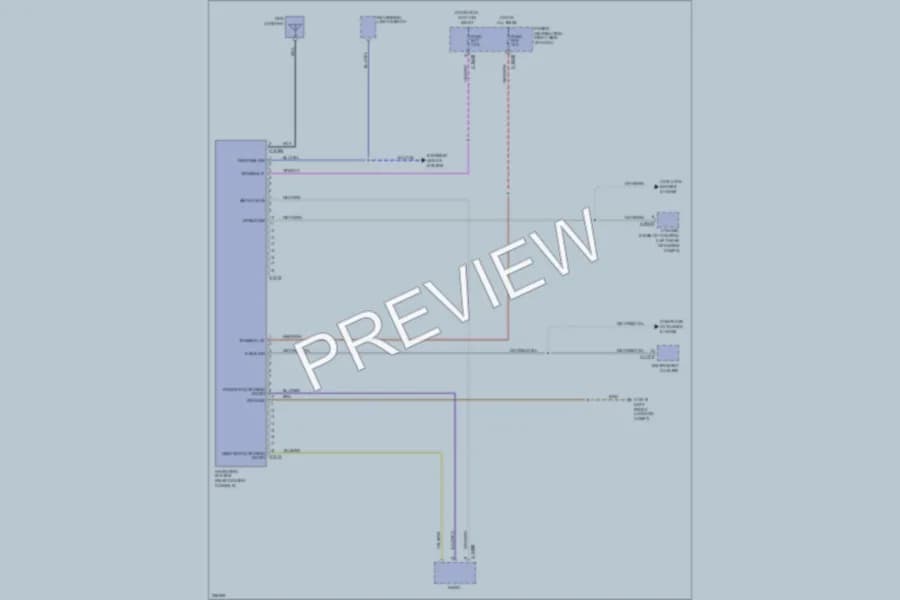 2006 BMW MCoupe Navigation wiring diagram preview
