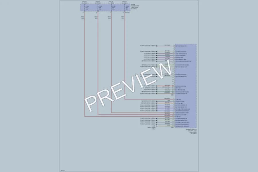 2006 BMW X3 Body Control Modules wiring diagram preview
