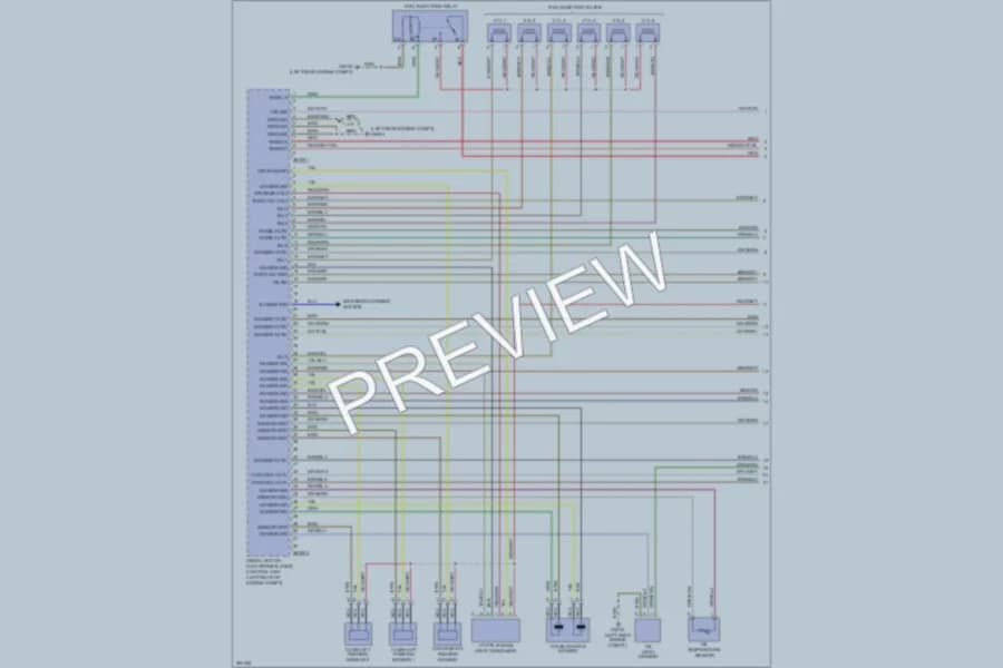 2006 BMW X3 Engine Performance wiring diagram preview