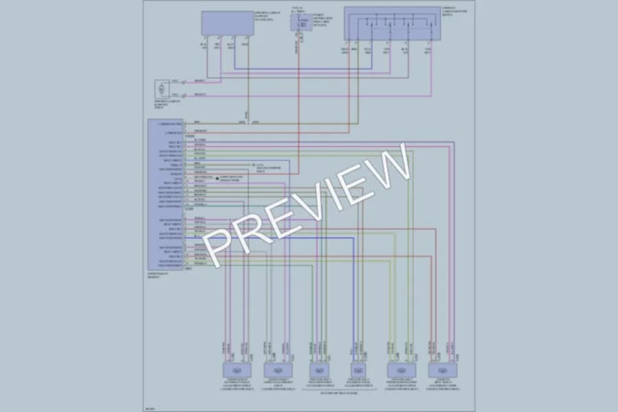 2006 BMW X3 Memory Systems wiring diagram preview