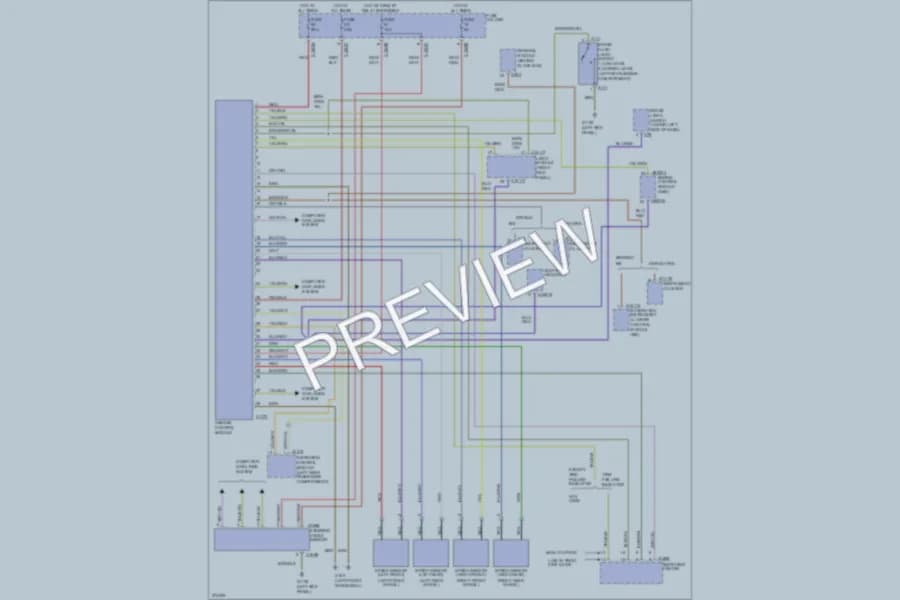 2006 BMW X5 Anti Lock Brakes wiring diagram preview