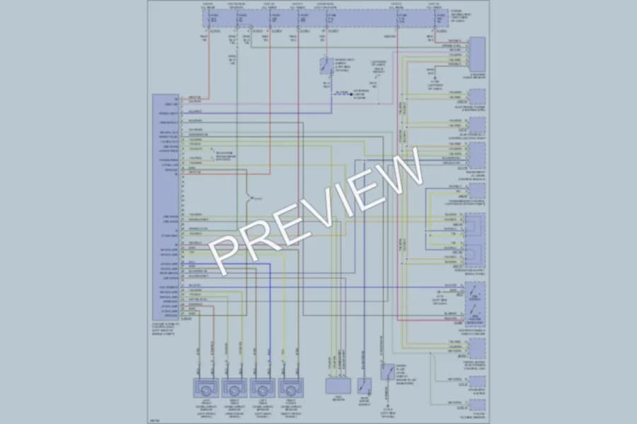 2006 BMW Z4 Anti Lock Brakes wiring diagram preview