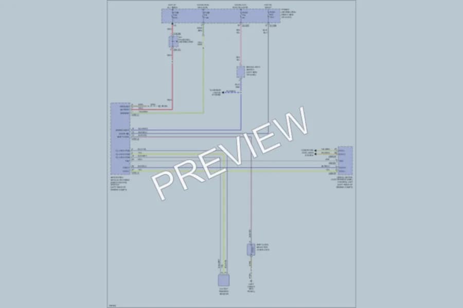 2006 BMW Z4 Shift Interlock wiring diagram preview