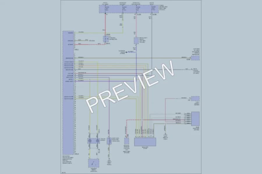 2006 BMW Z4 Transmission wiring diagram preview