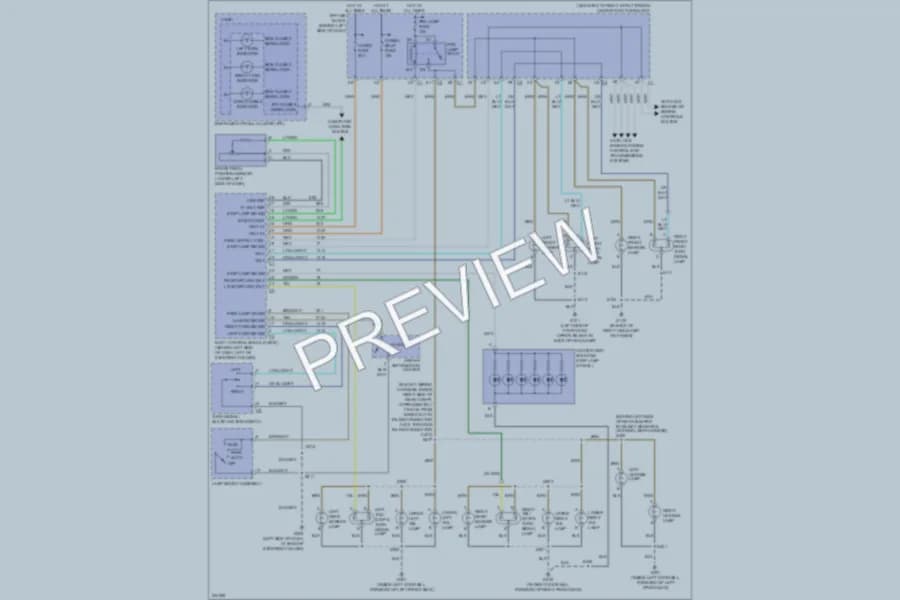 2006 Buick LaCrosse Exterior Lights wiring diagram preview
