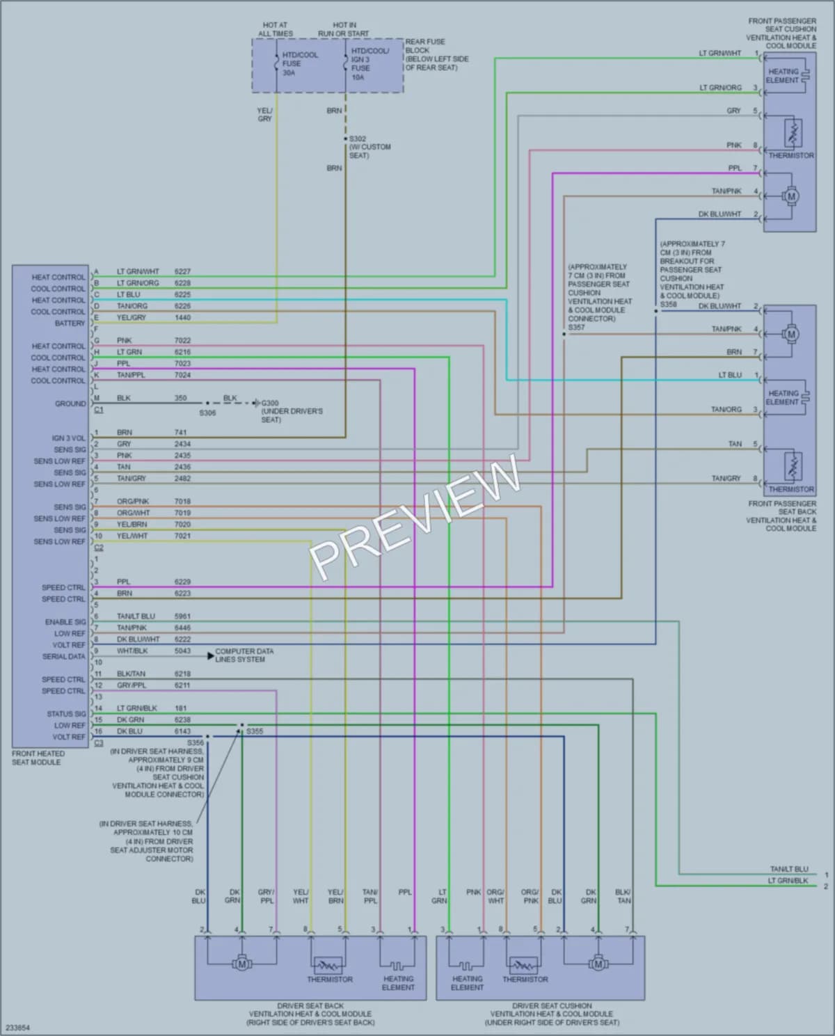 2006 Buick Lucerne Memory Systems wiring diagram preview