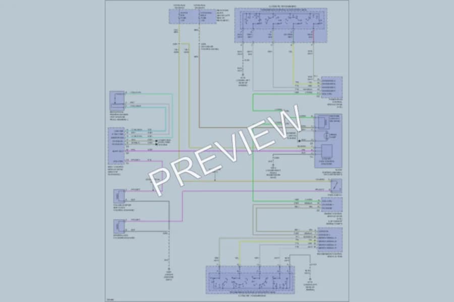 2006 Buick Lucerne Shift Interlock wiring diagram preview