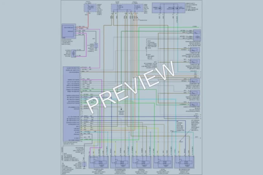 2006 Buick Rainier Air Conditioning wiring diagram preview