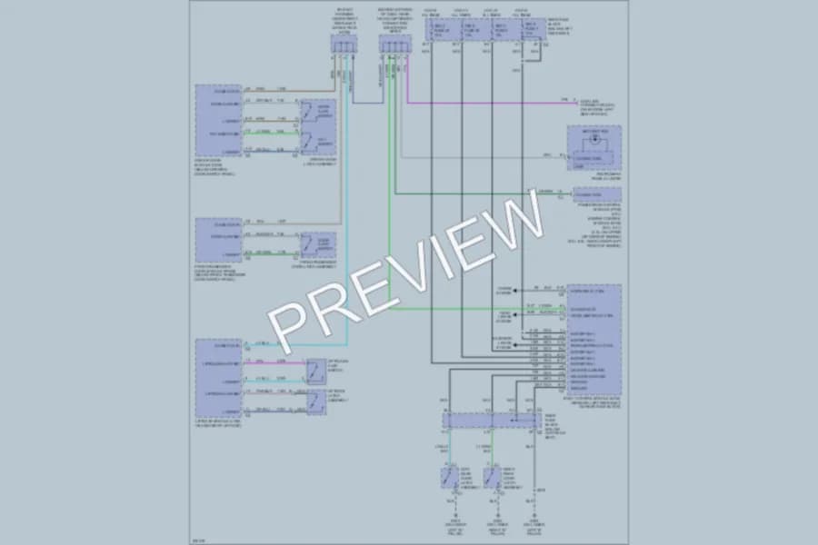 2006 Buick Rainier Anti Theft wiring diagram preview