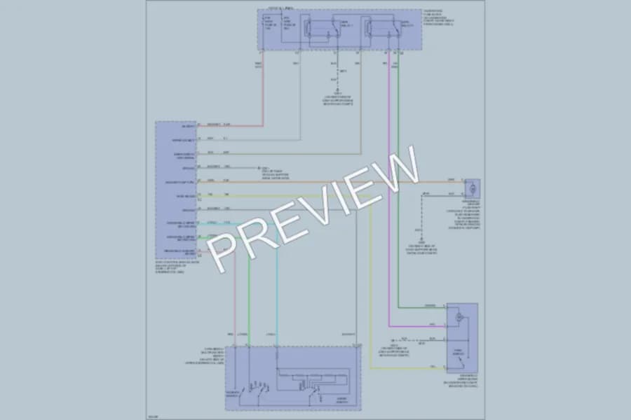 2006 Buick Terraza Wiper Washer wiring diagram preview