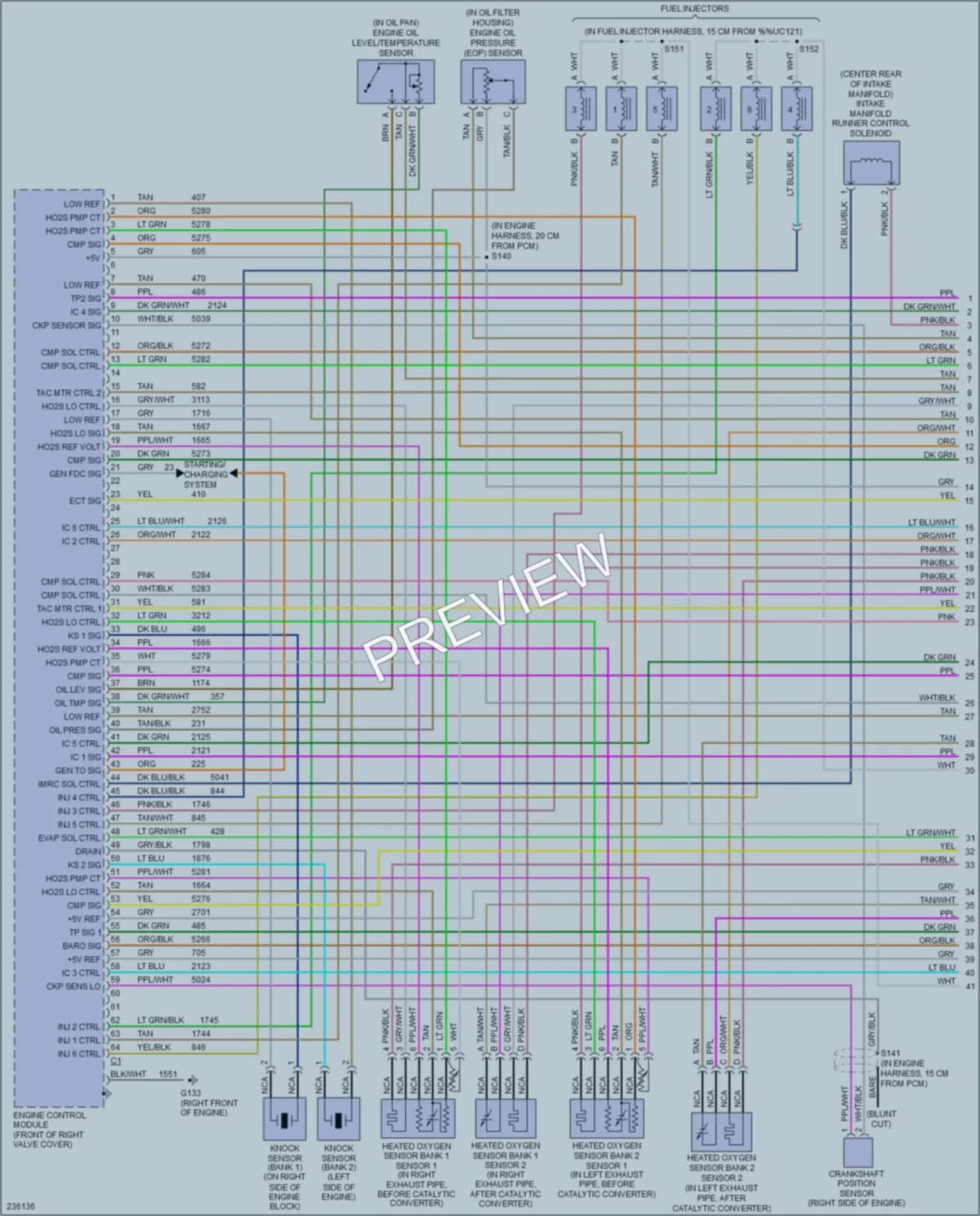 2006 Cadillac CTSV Engine Performance wiring diagram preview