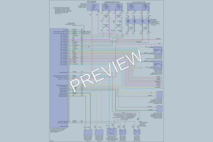 2006 Cadillac DTS Supplemental Restraints wiring diagram preview