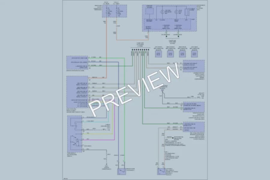 2006 Cadillac DTS Warning Systems wiring diagram preview