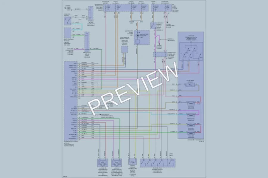 2006 Cadillac EscaladeESV Transmission wiring diagram preview