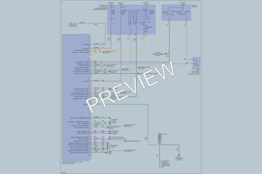 2006 Cadillac SRX Body Control Modules wiring diagram preview