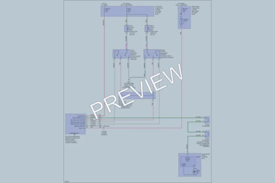 2006 Cadillac STSV Passive Restraints wiring diagram preview