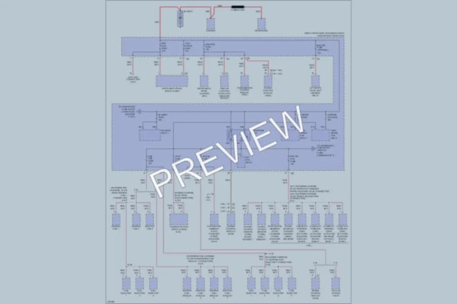 2006 Cadillac STSV Power Distribution wiring diagram preview