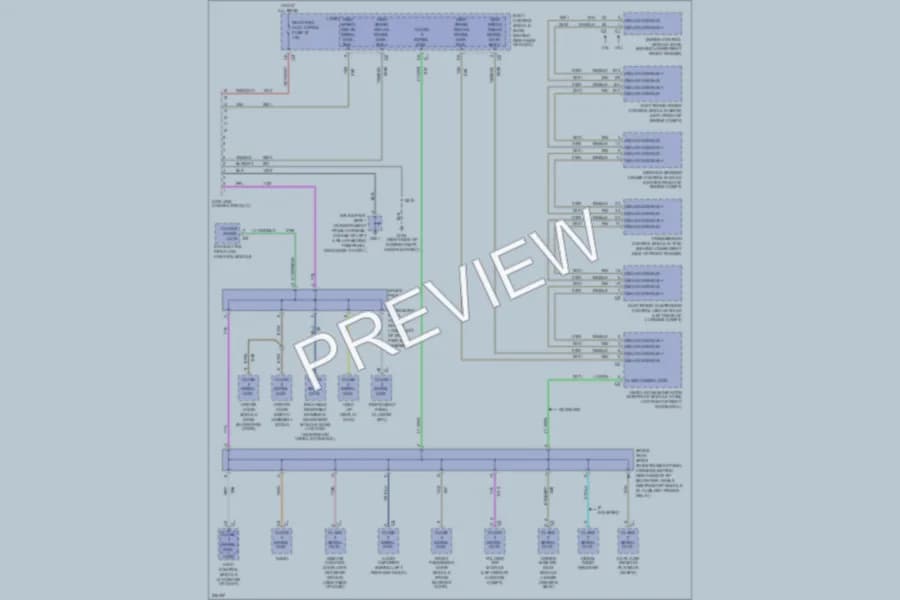 2006 Cadillac XLR Computer Data Lines wiring diagram preview