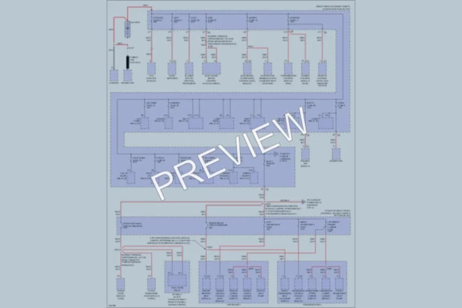 2006 Cadillac XLR Power Distribution wiring diagram preview