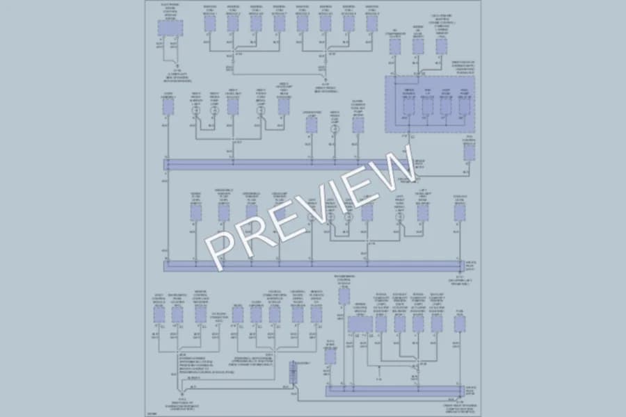 2006 Cadillac XLRV Ground Distribution wiring diagram preview