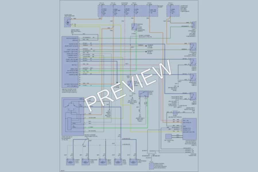 2006 Chevrolet Aveo Anti Theft wiring diagram preview