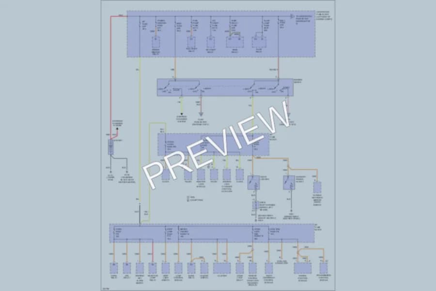 2006 Chevrolet Aveo5 Power Distribution wiring diagram preview