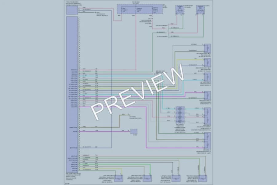 2006 Chevrolet Aveo5 Supplemental Restraints wiring diagram preview