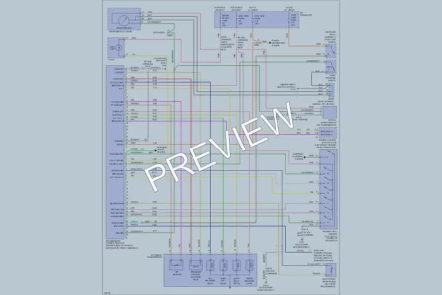 2006 Chevrolet Aveo5 Transmission wiring diagram preview