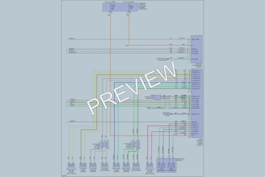 2006 Chevrolet C1500Suburban Radio wiring diagram preview
