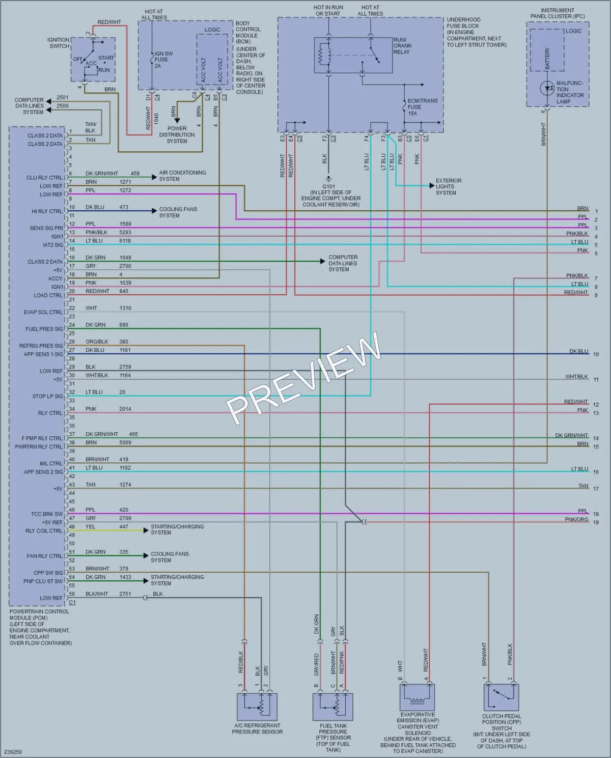 2006 Chevrolet Cobalt Engine Performance wiring diagram preview