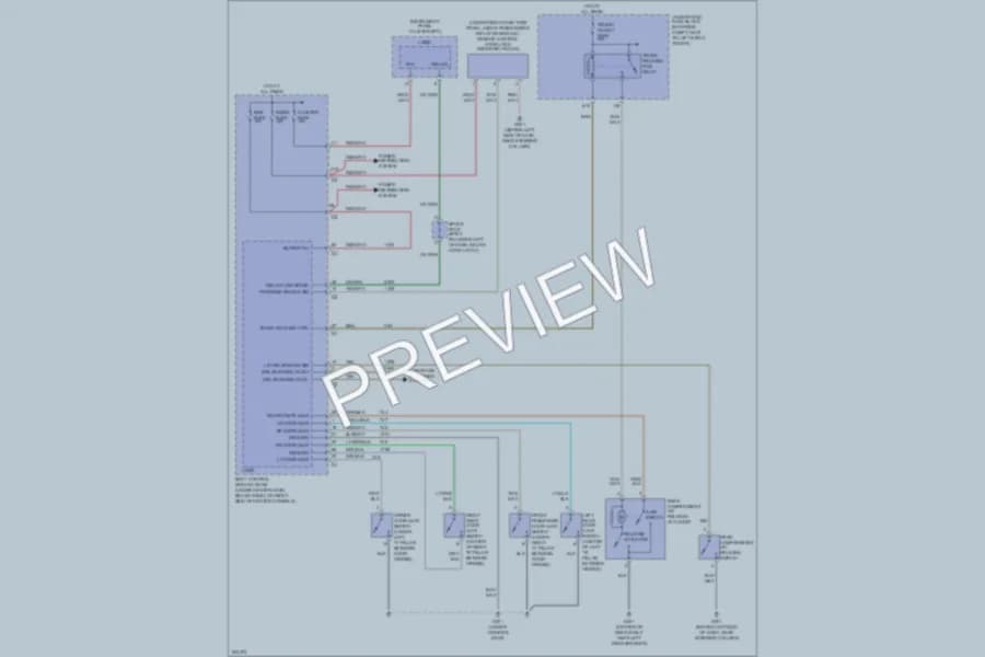 2006 Chevrolet Cobalt Power Door Locks wiring diagram preview