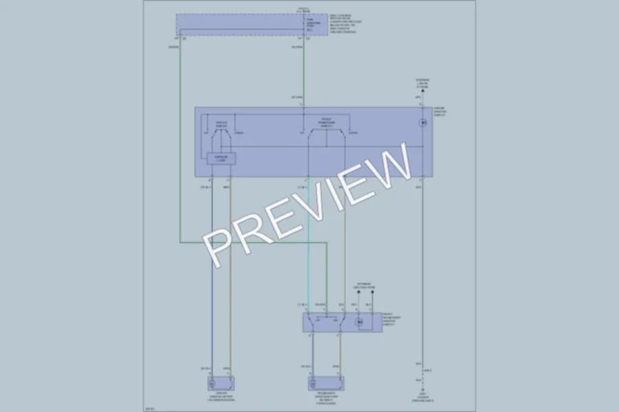 2006 Chevrolet Cobalt Power Windows wiring diagram preview