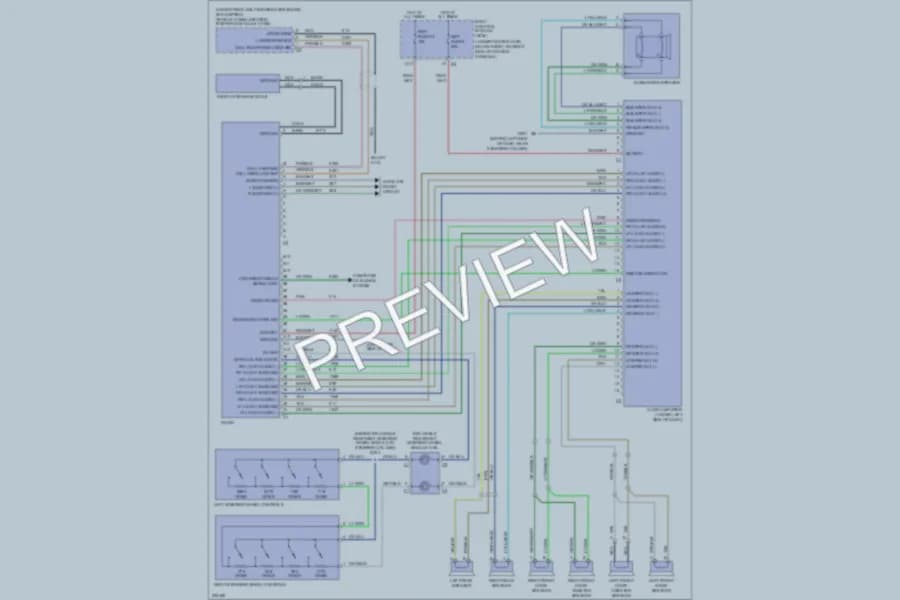 2006 Chevrolet Cobalt Radio wiring diagram preview