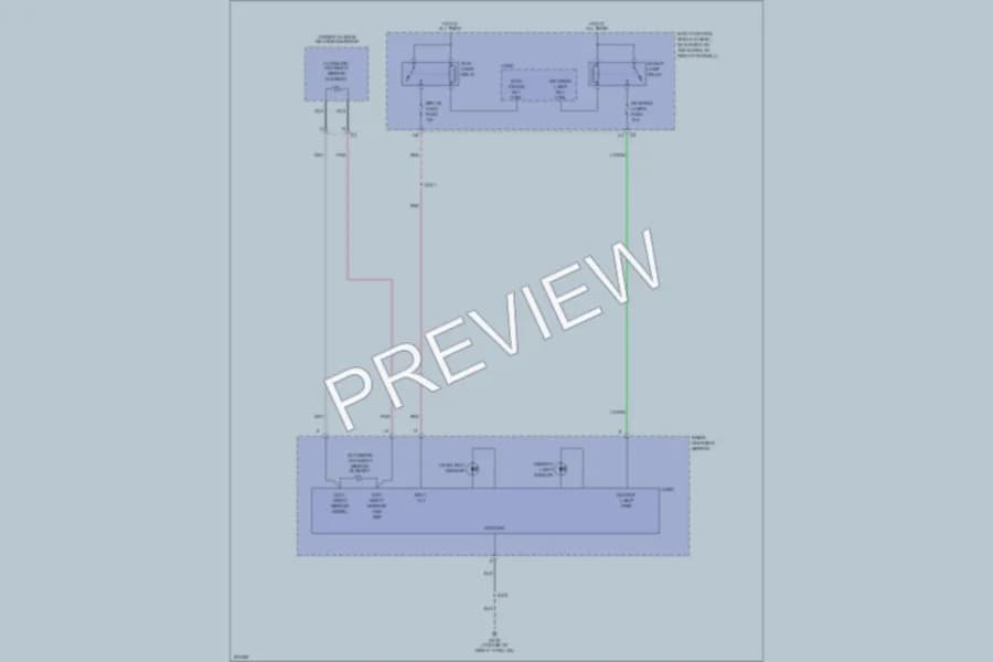 2006 Chevrolet Corvette Power Mirrors wiring diagram preview