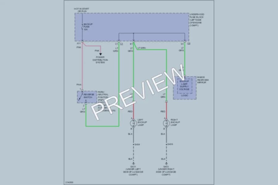 2006 Chevrolet Equinox Exterior Lights wiring diagram preview