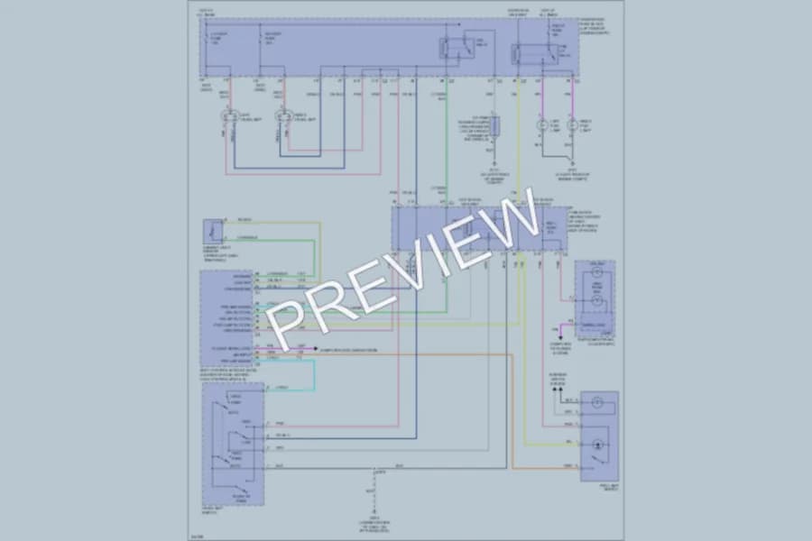2006 Chevrolet Equinox Headlights wiring diagram preview